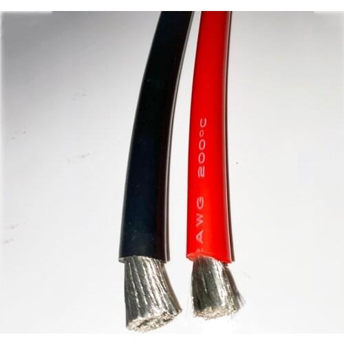 SINCELIAN Original Silicone Wire 16 18AWG 2M RCO02005 Rubber Electric Wire Red +Black Flexible Aviation Cord AWG Electric Line