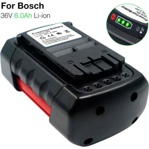36V 6.0Ah Li-ion Replacement Battery for Bosch 2607336003 2607336004 2607336108 BAT810 BAT836 BAT840 D-70771 Power Tool Battery