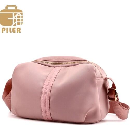 Piler Famous Brands Women Bag Handbag Bag Mini Nylon Crossbody Bag for Women Nylon Shoulder Bag Small Messenger Handbags Purse