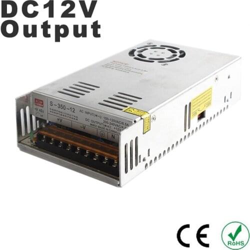 Sufficient Power 110V 220V Input Power Supply Constant Voltage DC12V Output LED Driver DC Lighting Transformer CE For LED Strip
