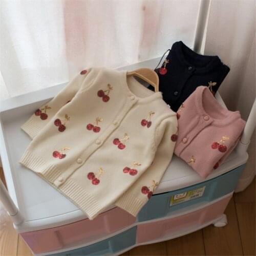 Newborn baby sweater little girls sweater winter baby girl clothing childrens sweater long sleeve coat casual cardigan 1234Y