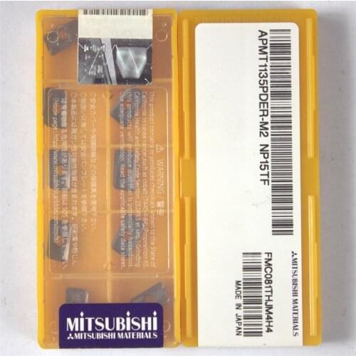 Carbide inserts APMT1135PDER-M2 NP15TF 10pcs/lot general use for milling cutter
