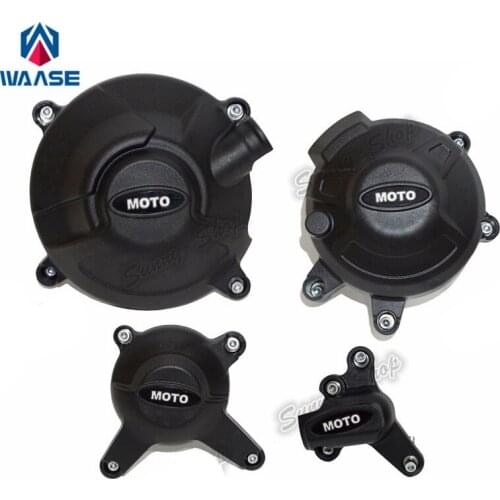 Waase Engine Alternator Clutch Timing Case Guard Cover Set Crash Protection For Yamaha MT-09 MT09 FZ-09 FZ09 2014 2015 2016