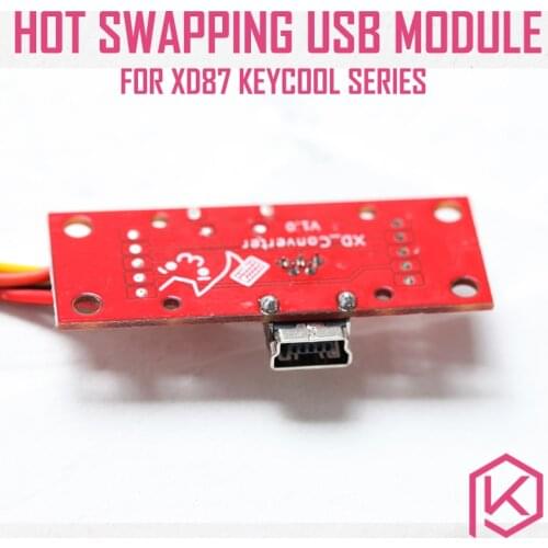 XD Hot Swapping USB Module dip usb mini prot for 71 84 87 104 108 rgb usb bus for xd87
