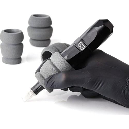 2Pcs/lots 31/41MM Sponge Tattoo Grips Cover Tattoo Pen Handle Cap, Anti-slip Tattoo Machine Grip Hat Cover Equipment Accessories