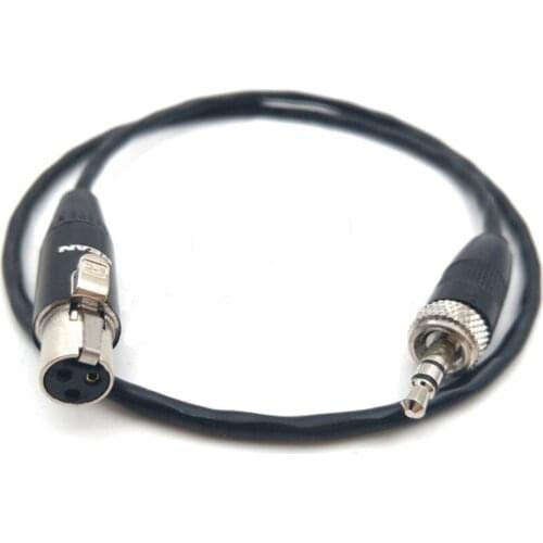 3 Pin XLR Female to 3.5mm Stereo TRS Male Balanced Microphone Audio Cable 50cm