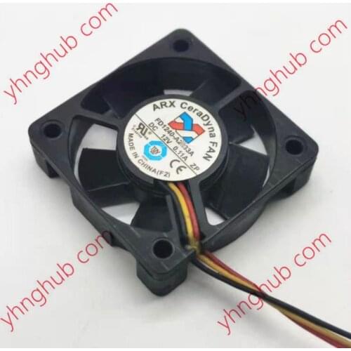 ARX FD1240-A2033A Server Cooling Fan DC 12V 0.11A 40x40x10mm 3-Wire