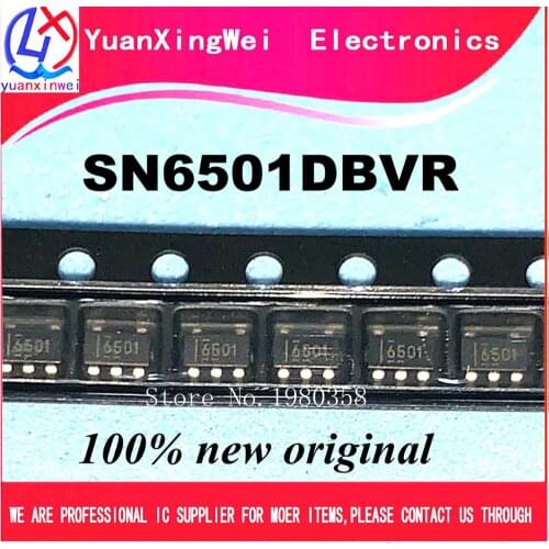 Free Shipping 10PCS New original SN6501DBVR SN6501DBVT SN6501 6501 SOT 23-5