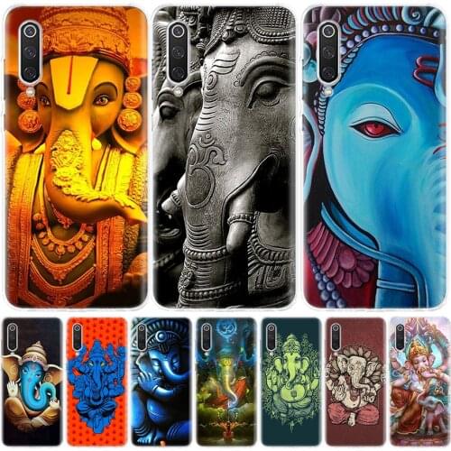 Ganesha Hindu God Ganesh Elephant Phone Case for Xiaomi Note 10 Mi 11 9 8 CC9 5X 6X A1 A2 A3 9T 10T Lite Pro Poco F1 X3 NFC F3 C
