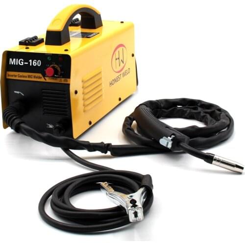 HONEST WELD 220V MIG160 without Gas Flux Cored Wire Welding Machine MIG saldatrice inverter