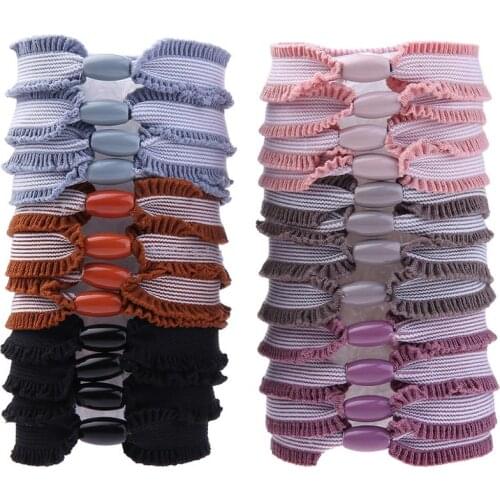 Lovef Ponytail Holders, Sweet Cute, Set of 24 - Exceptionally Secure with Gentle Hold