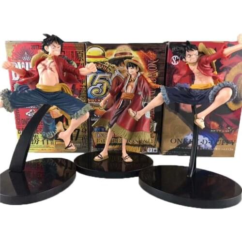Anime Figure One Piece Monkey D Luffy ROS Anime Action Figure PVC New Model Figures Collection for Kids Gift Toys 3 Style Model