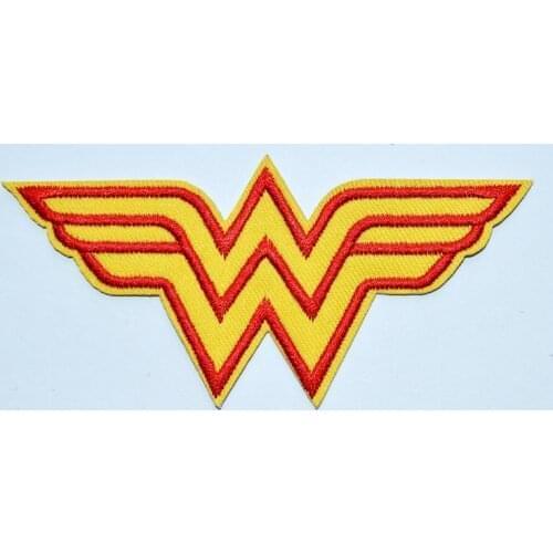 Hot! Wonder Super hero Women Prop Uniform TV punk rockabilly Iron On patch (Size is about 10.5 * 8 cm)