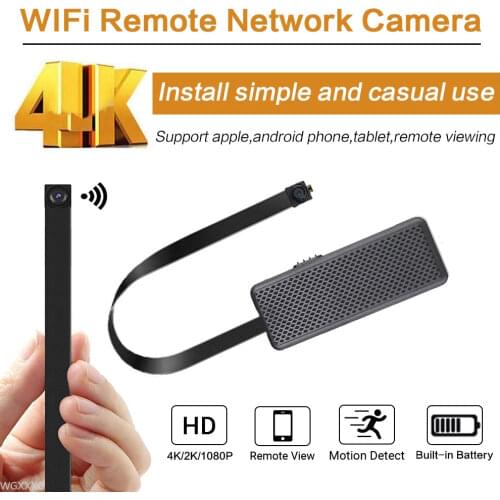 HD 4K WiFi IP Mini Camera Video Recorder Real-time Home Security Micro Camcorder DIY Module Motion Remote Contro Support 128G