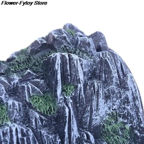 Cave Model 1:87 Scale DIY Sand Table Model Railway Train Tunnel Garden Miniatures Figurines Art Crafts Gift For Home Decor