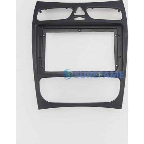 9 inch Car Fascia Radio Panel for MERCEDES BENZ CLK class (209) 2002-2005 Dash Kit Install Facia Console Bezel Adapter Plate