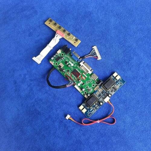 LVDS 30-Pin 1280*1024 4CCFL LCD screen M.NT68676 drive controller board Fit CLAA170EA02/CLAA170ES01 VGA DVI HDMI-compatible Kit