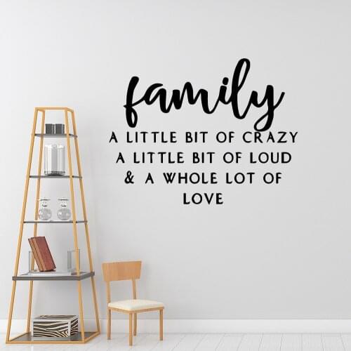 Drop Shipping Tamily Wall Sticker Pvc Wall Stickers Wall Art Wall Paper For Baby Kids Rooms Decor Wall Art MURAL Drop Shipping