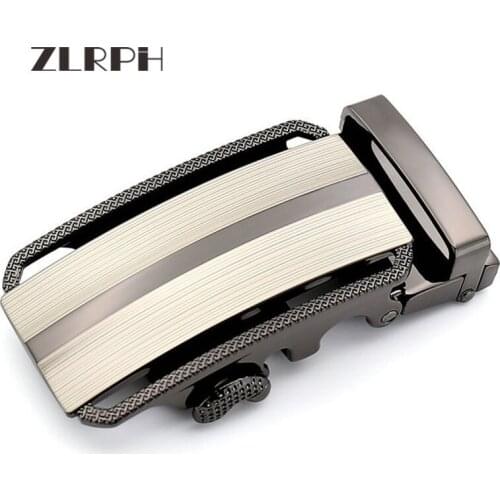 ZLRPH Famous Brand Belt Buckle Men Top Quality Luxury Belts Buckle for Men 3.4-3.55 cm Strap Male Metal Automatic Buckle