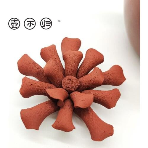 Handmade pine nuts purple clay tea pet ornaments home decoration creative tea sets tea decorations