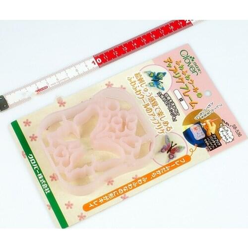 Japan Clover Wool felt needle felting tool Poke needle Auxiliary die snowflake The rabbit and the clover Hedgehog and mushroom