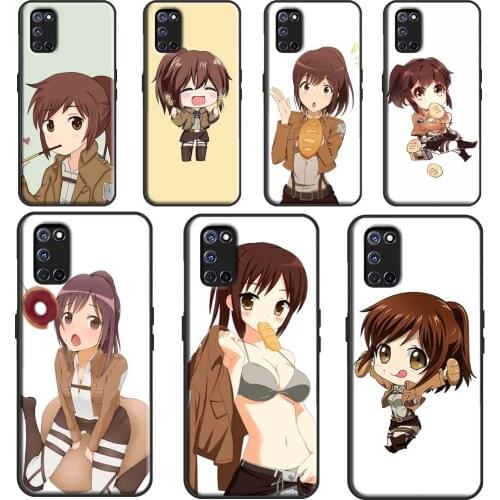 Funny Sasha Blouse Attack on Titan Cover For OPPO A5 A9 A53 A31 2020 A1K A3S A5S A15 A52 A72 A83 A91 A93 Find X3 Pro F5 Case
