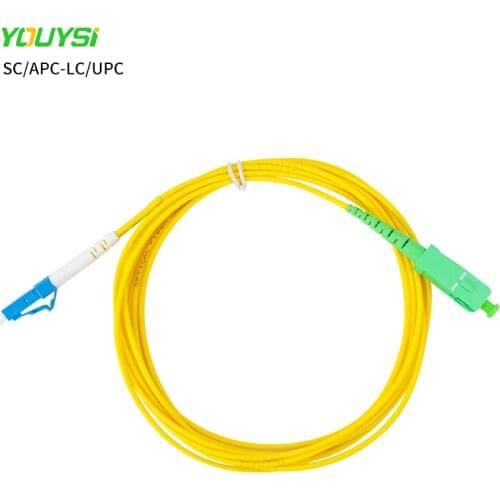 10PCS Simplex SC/APC-LC/UPC fiber optic patch cord Cable 1m/2m/3m/5m/10m fiber optic jumper cable 2.0mm