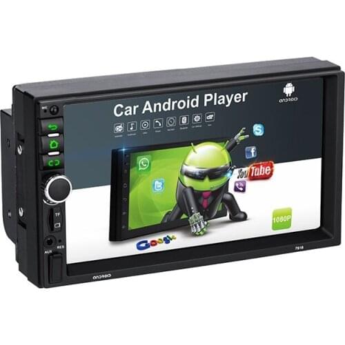 7918 Car Navigation 7-Inch Android Smart Automobile Navigator Vehicle-Mounted MP5 Player Double Ingot Android 8.1