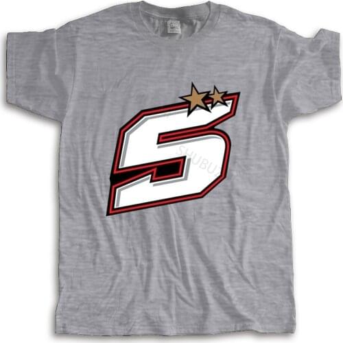 New fashion t-shirt men crew neck tees Moto Rider T Shirt Men Gray Tee Customized 5 Johann Zarco t-shirt Summer