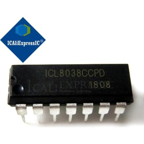 5PCS ICL8038CCPD ICL8038 DIP14 DIP Precision Waveform Generator/Voltage Controlled Oscillator new original In Stock