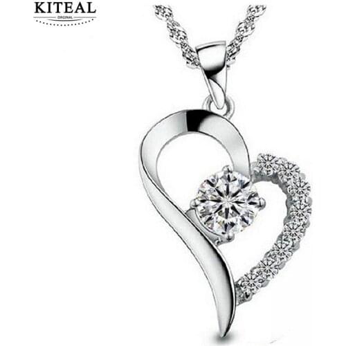 KITEAL Birthday Gift necklaces & pendants for female Heart Pendant Valentines Day gift bisuteria sport
