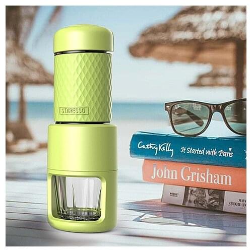 GZSH Italian Mini Manual Capsule Coffee Machine Portable French Press Pot Cup Milk Froth Kitchen Appliance Coffee Machine