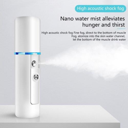 Mini Nano Face Steamer USB Nebulizer Face Moisturizer Humidifier Hydrating Skin Care Women Facial Sprayer Beauty Care Disinfect