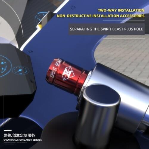 Motorcycle handle modified accessories handlebar plug separation handlebar extension rod motocross handlebar free shipping