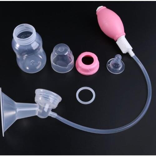 1 Set Breast Pump Manual Control Valve Mom Breastfeeding Baby Milk Suction Feeding Newborn Bottle Powerful Collector Nursing