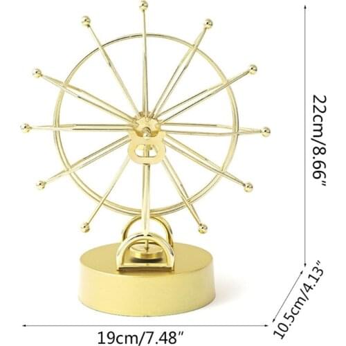 Art Perpetual Motion Desk Toy Perpetual Motion Celestial Object Electronic Desk Toy Magnetic Swing Ornament Kinetic Art R7RB