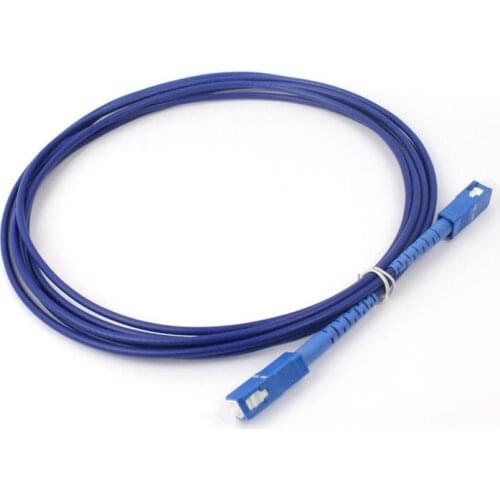 Fiber Optic Patch Cord Anti rat Armored Single mode SM Single SC 9/125 20 metre cord factory Customize FC LC connector length