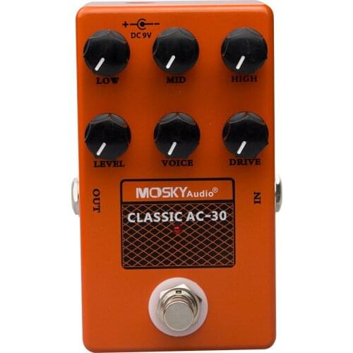 Pedal Guitarra NEW MOSKY audio CLASSIC AC-30 SPEAKER SIMULATION Guitar Effect Pedal