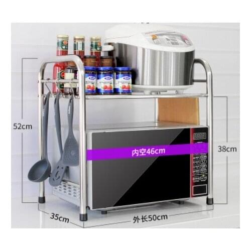 Microwave Shelf Rack Kitchen Shelf Spice Organizer Kitchen Storage Rack Bathroom Organizer Shelf Book Shoes Shelve