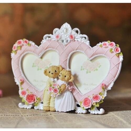 Rose Flower Luxury Photo Frame White Display Family Photo Frames For Picture Art Porta Retratos Para Foto Picture Frames BW50XK