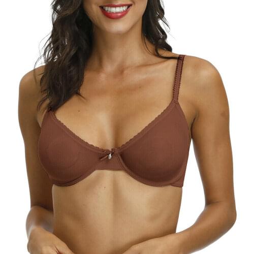 Vgplay Sexy Lace Bra Plus Size Hollow Mesh Lingerie See Through Unlined Womens Underwear Bra Panties Sold Separately