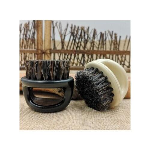 100pcs Beard Brush Barber Salon Hair Shaving Facial Hair Brush Neck Face Duster Brush for Hairdressing fashion