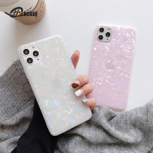 Silicone Shell pattern phone case for iphone 12 pro max mini 11 pro max xr x xs max 7 8 6s plus case Soft tpu luxury back cover