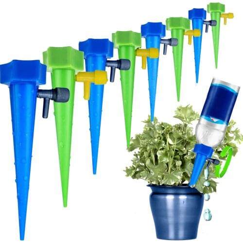 1pc Auto Drip Irrigation Watering System Auto Watering Spike for Plants Flower Indoor Household Waterers Bottle Drip Irrigation