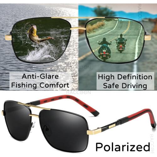 Brand Design Polarized Photochromic Sunglasses Classic Men Metal Driving Sun Glasses Male Coating Outdoor Travel Sunglass Uv400
