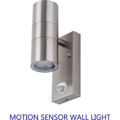 Up/down led Porch Lights led 10W Bracket Lamp (Two Side 5W) Motion sensor Led Wall Light PIR induction Outdoor Led Wall Lamp