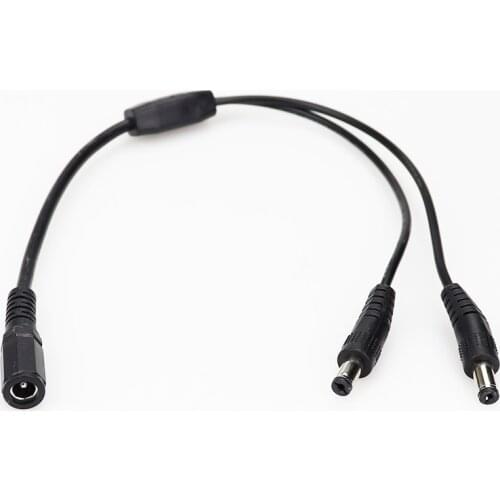 DC12V extension cord 1 Male to 2/3/4 Female 5.5*2.1 mm caliber power output line For LED strip light monitor Circuit connection