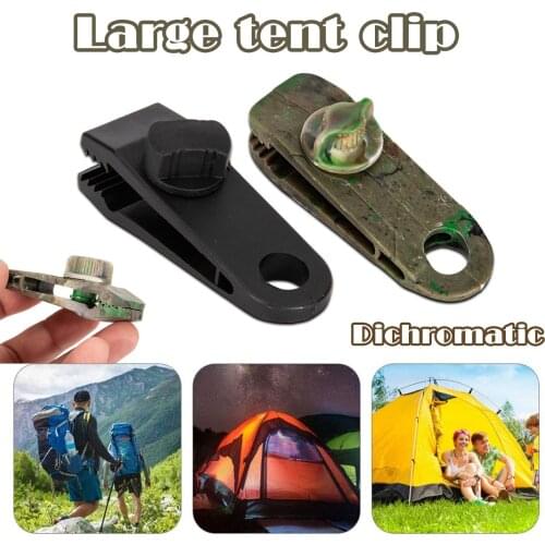 Outdoor Tent Clip Diy Waterproof Tarpaulin Clip Buckle Camping Tool Durable Awning Tent Accessories Windproof Rope Barb Clip