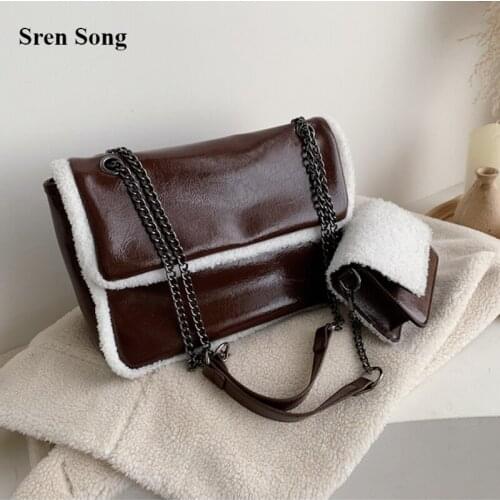 Women Shoulder Messenger Bags Purses Crossbody Bags 2021 New Fashion Chain Mini Handbags Women Fashion Retro Solid Color Bags