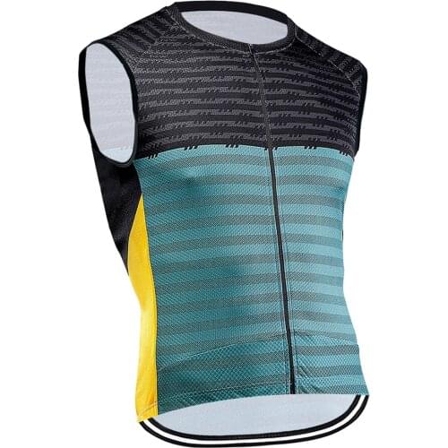 New Vest Summer Cycling Jersey Breathable Sleeveless Quick Dry MTB Bike Shirt Road Bicycle Uniform Mens Clothes Comfortable